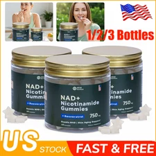 Lot NAD⁺ Nicotinamide Gummies Supplement for Anti-Aging,Energy & Focus Boost USA