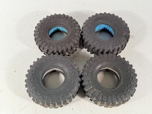 4x Used Pro-Line BFGoodrich Krawler T/A KX 1.9" Predator Tires 2x Different Foam