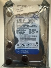 Western Digital Blue 2 TB,Internal,5400 RPM,3.5 inch (WD20EZRZ) Hard Drive