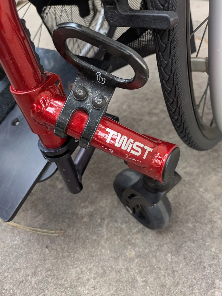 TiLite Twist Red 11" Pediatric Kids Wheelchair - Lightweight - Image 4 of 4