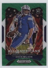 2021 Panini Prizm Draft Picks All-American Green Wave Zach Wilson #182 0z8v
