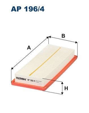 Filtron Luftfilter AP 196/4 FüR CitroËN Peugeot Mini DS-image