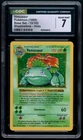 1999 Pokemon Shadowless Base 15/102 Venusaur Holo CGC NM 7