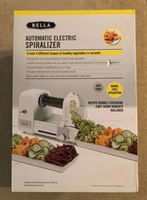 Bella Automatic Electric Spiralizer Hands Free Operation Chef Jason Roberts