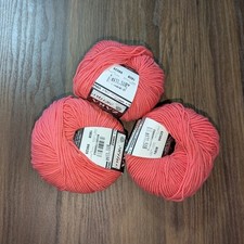 Filatura Di Crosa Zara Wool Yarn 3 Balls Color 1808 Pink 50g 136yds