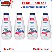 Ammens Body Powder Original Talc-Free Clean Formula, All-Day 4X Strong 11 oz 4PK