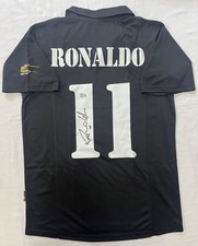 Ronaldo Nazario Real Madrid Signed Autographed Jersey Beckett COA