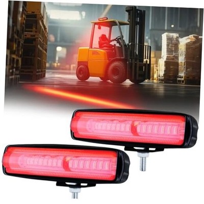 30W Industrial Forklift Safety Light - Red Straight Line Warning Non-Magnet