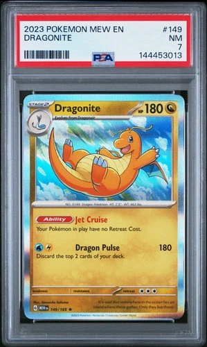 2023 POKEMON MEW EN-151 #149 DRAGONITE PSA 7