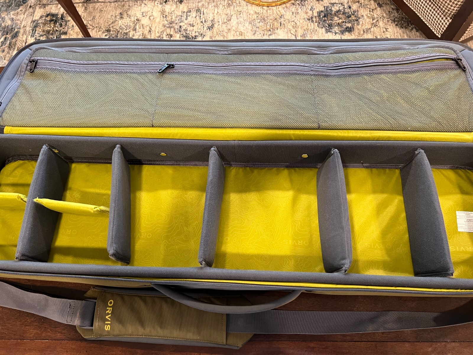 Orvis Safe Passage Rod & Reel Case - Green - excellent condition - lightly used