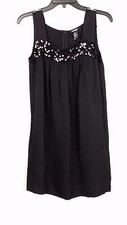Ladies DKNY OCCASION DRESS Size 4 FORMAL OCCASION Black EMBELLISHED sleeveless