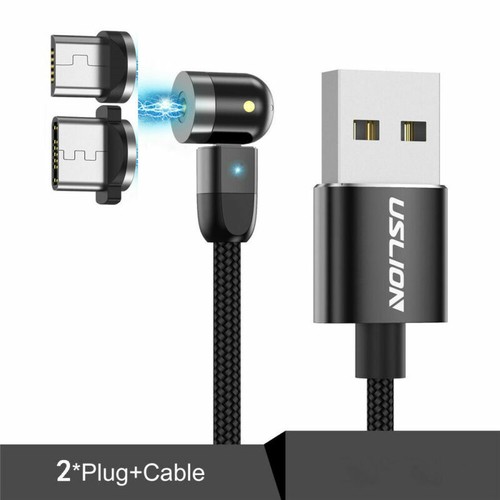 360° Rotation Magnetic Type C Micro USB Cable Fast Charger For iPhone Android - Zdjęcie 31 z 47