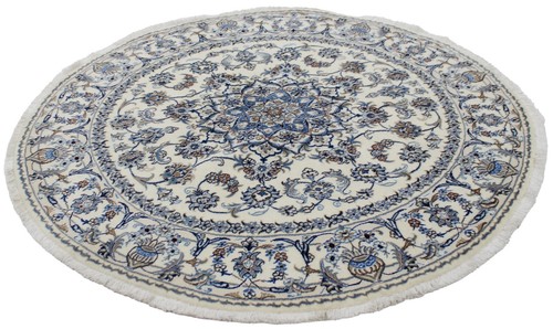 Original Perserteppich Nain Kashmari Neuer Teppich 200 cm x 200 cm Top Zustand - Bild 2 von 12