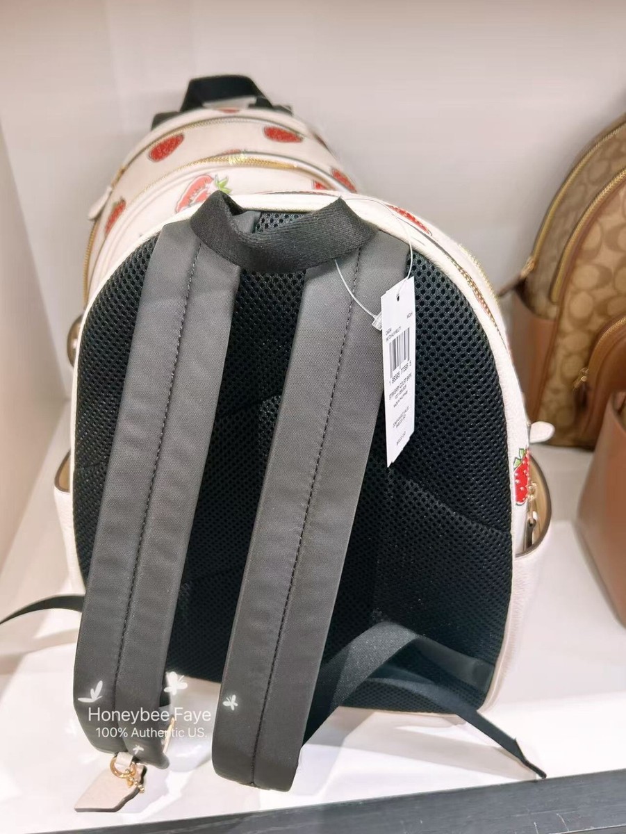 NWT Coach Court Backpack With Strawberry Print CAS94 | eBay display picture 3