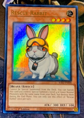 Yugioh - Rescue Rabbit Holographic Ultra Rare 1st Edition | eBay