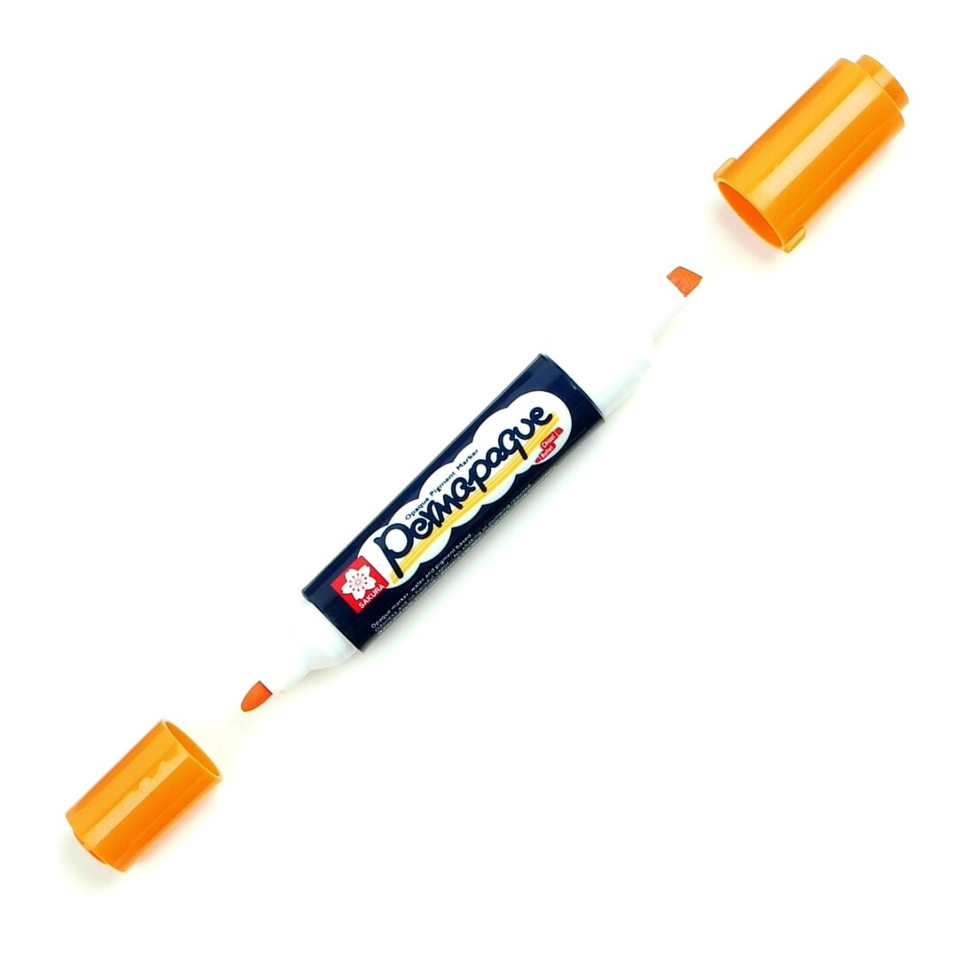 XZPK-T Sakura Permapaque Dual Point Opaque Pigment Marker, Chisel/Bullet Tips