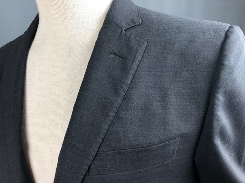 Pal Zileri Lab Blazer Wool Dark Gray Men Size 50 - Picture 8 of 13