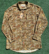 NWT Duck Camp Midland 2.0 Camo Camouflage Button Up Shirt Men’s Size XL Tall