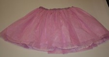 New OshKosh Girls 14 year Skirt Tulle Tutu Purple Glitter Silver Dots Lined