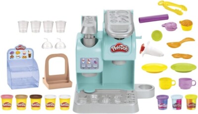 Play-Doh Kitchen Creations super bunt Cafe Spiel Essen Kaffee Spielzeug mit 20 Acc