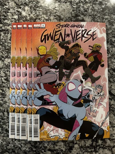 Spider-Gwen: Gwenverse #1 - Cvr F - 1:25 Leonardo Romero Variant Lot Of 5