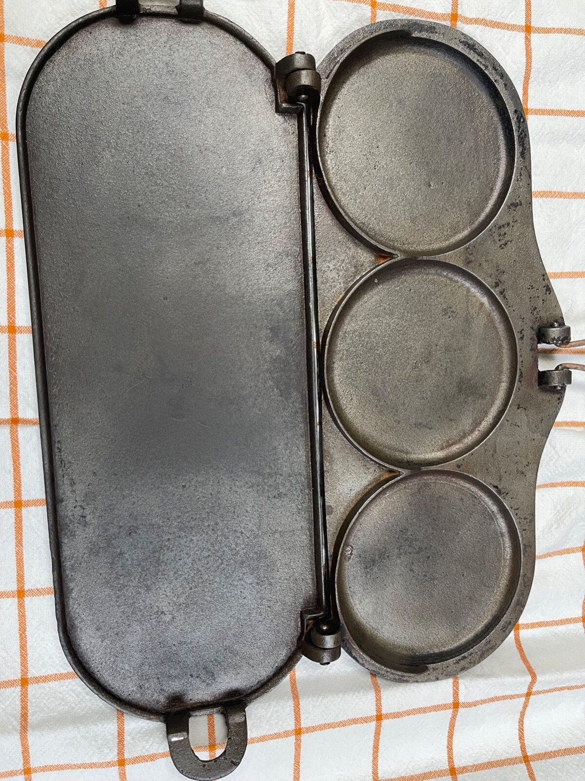 Cast Iron Flip Griddle Pat.Sept 24 1889 eBay