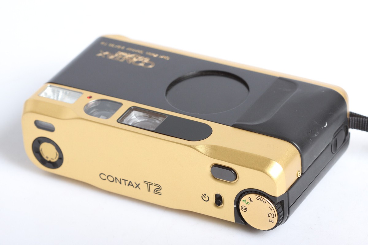 CONTAX T2 ゴールド Carl Zeiss Sonnar #1132 Contax T2 60 YEARS GOLD Edition mit Carl Zeiss Sonnar 2,8/38