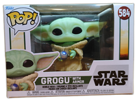 Funko Pop 584 Star Wars Grogu With Armor Vinyl Figur Neu Ovp