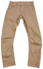 Jack & Jones Men's Jeans Denim Straight Beige Polyester Pocket Button Size 32/34
