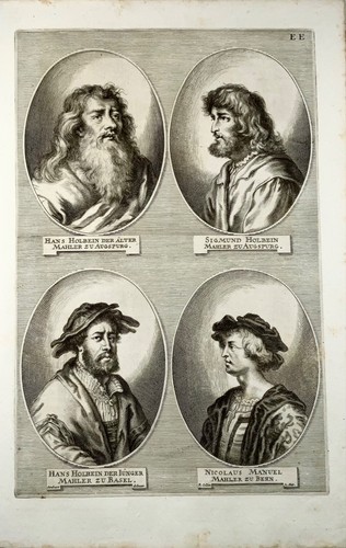 1676 Artists: Holbein Fam., N. Manuel, Collin after Sandrart folio engraving - Picture 2 of 4