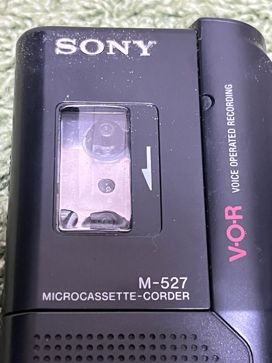 SONY カセットコーダー　M-527 ケース付き SONY カセットコーダー M-527 ケース付き