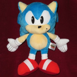 30cm 11 25th Anniversary Sonic The Hedgehog Tomy Plush Toy Sega Soft Figure Ebay