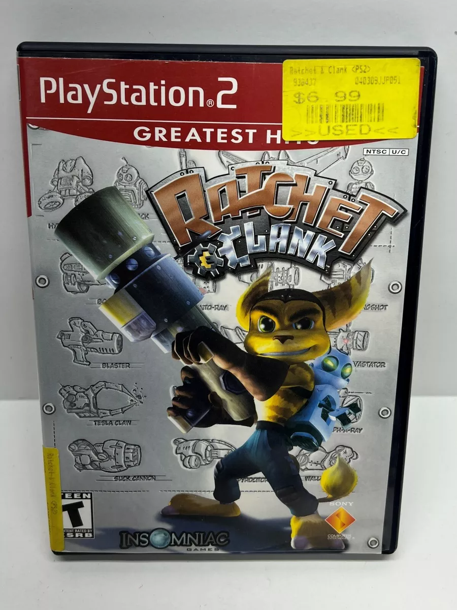 Ratchet Clank Playstation 2 Game With Poster