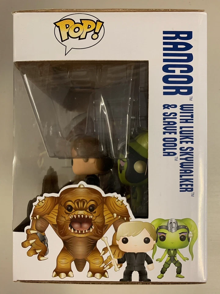 Rancor con Luke & Slave Oola (Paquete de 3) ~ Star Wars ~ Vinilo Funko Pop ~ CAJA AZUL 🟦 Foto 2 de 4