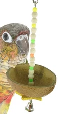 839 Coco Hanger Bird Toy parrot cage toys conure amazon african grey cockatiel