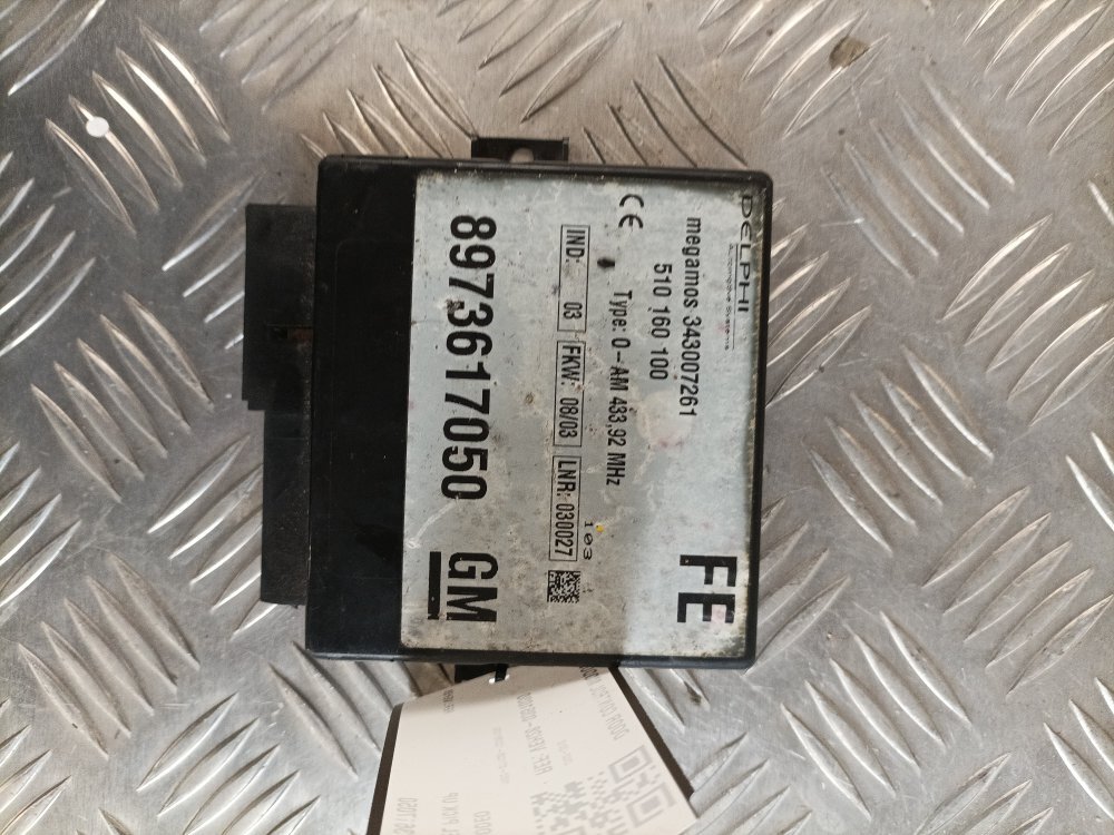 2008 Isuzu Door Control Receiver ECU 8973617050 510160100