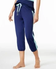 Jenni  by Jennifer Moore Color-Block Jogger Pajama Pants Navy S