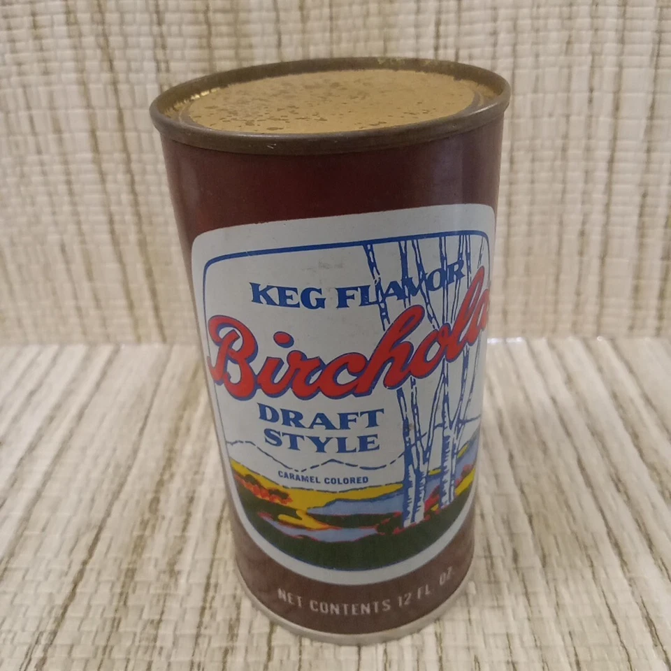 Lata de refresco Birchola anuncio coleccionable 12 oz lengüeta extraíble LEER DESCRIPCIÓN Foto 4 de 4
