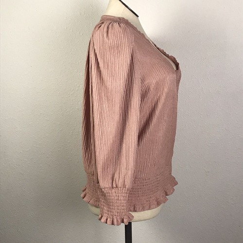 Alice blaues langärmeliges Damenoberteil Größe 2XL Farbe rosa Pullover mit V-Ausschnitt - Bild 4 von 12