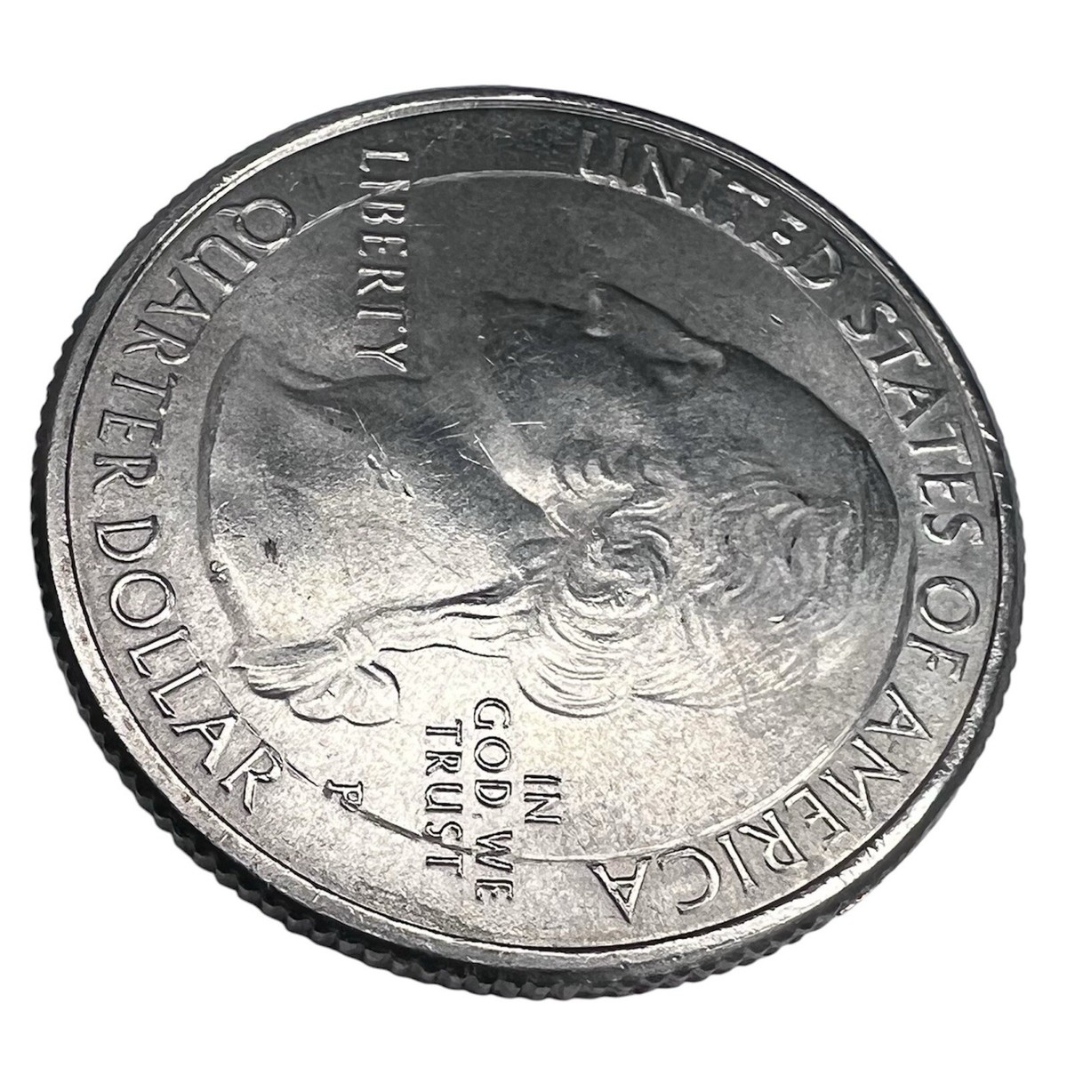 2020 Die Clash Misprint Quarter Circle around Washington's head 25