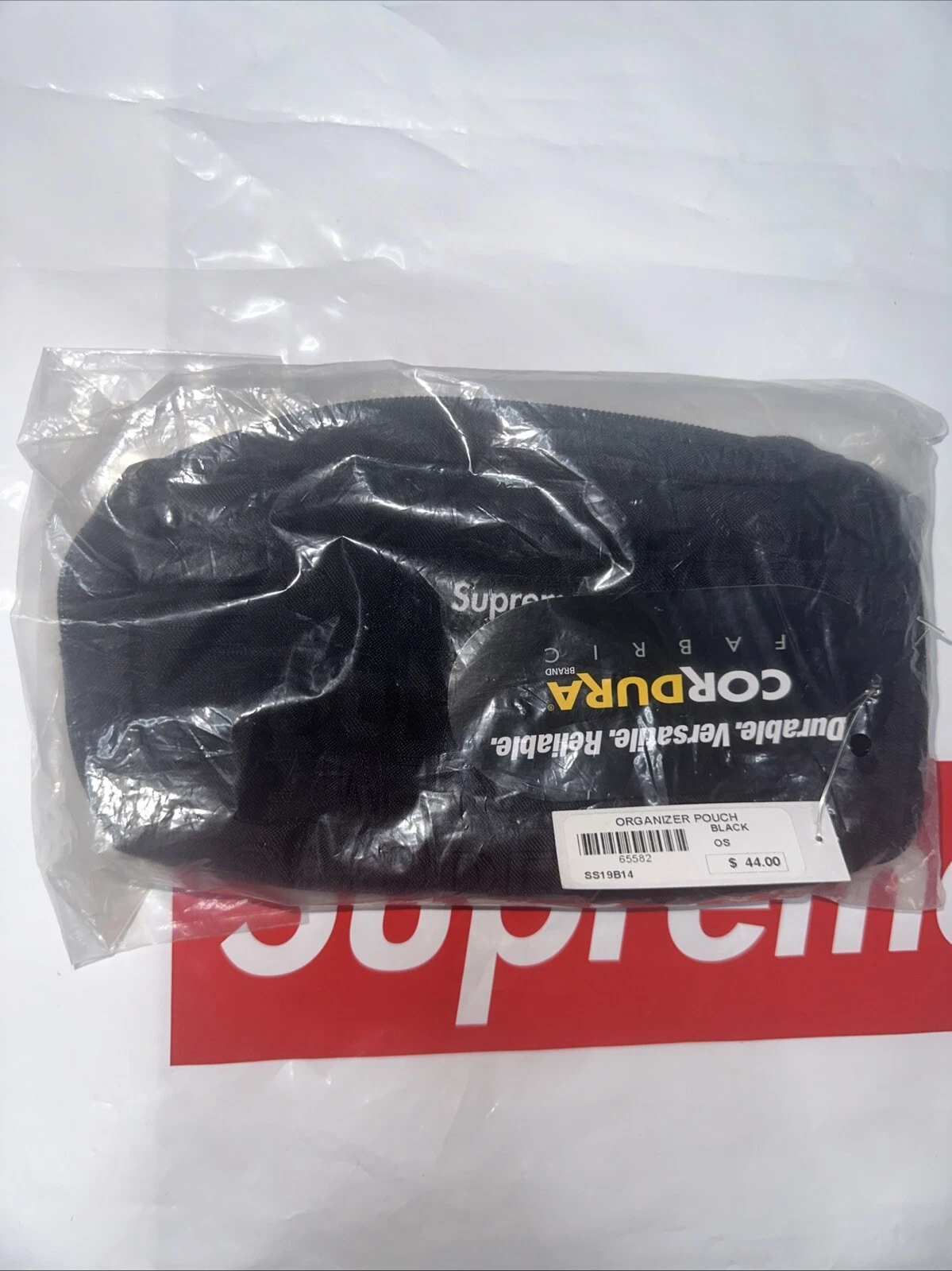 Pochette organisatrice Supreme SS19   Noir