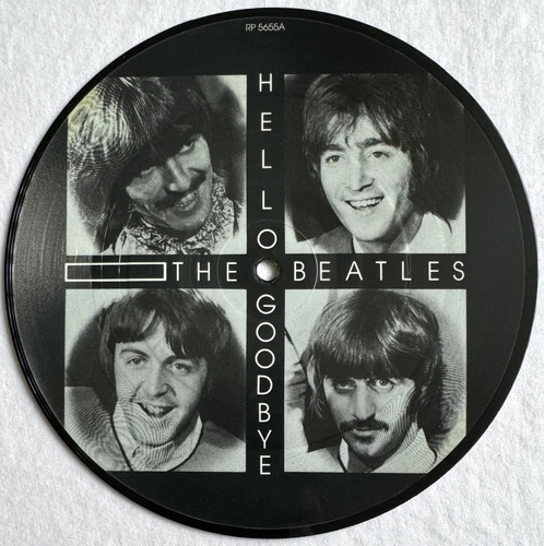 THE BEATLES -Hello Goodbye/I Am The Walrus- Rare UK 7" Picture Disc Vinyl Record