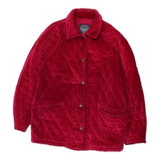 Iceberg Jeans Womens Pink Velvet Quilted Jacket | Vintage High End Designer Vtg
