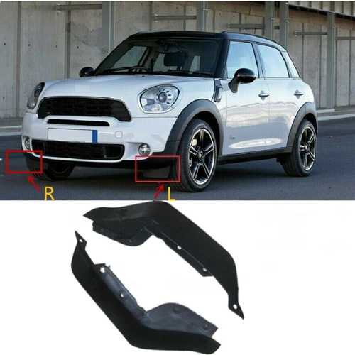 2 parachoques delanteros contra salpicaduras de barro protector labio de presión para MINI Cooper R60 R61 11-16 - Imagen 1 de 7