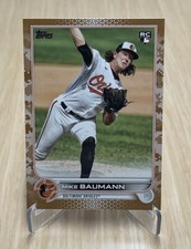 2022 Topps Mike Baumann CAMO /25 Parallel Series 2 Orioles #502 Rookie RC