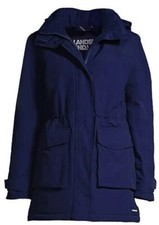 Women's Squall Insulated Waterproof Winter Coat Hood Medium 8-10, Blue