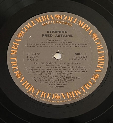 Starring FRED ASTAIRE 2 x LP Vinyl Record Album USA 1973 MONO Gatefold JAZZ - Picture 13 of 15
