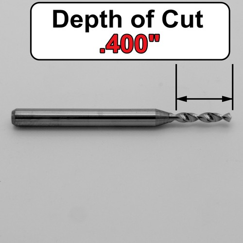 #50 (.0700") Diameter Solid Carbide Micro Drill 1/8" Shank Kyocera #105-0700.400 - Picture 4 of 4