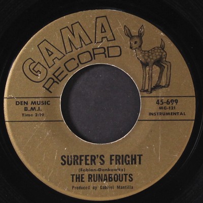 Runabouts: Instrumente für Die Fright / Walkin 'Dream Gama 7 '' Einzel 45 RPM