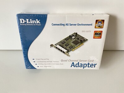 D-Link DFE-580TX - NEU und Sealed - Quad Channel Server Card Adapter - OVP
